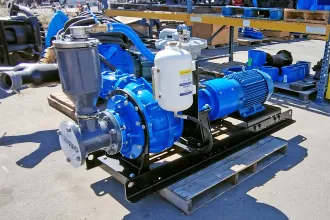 self priming slurry pump systems