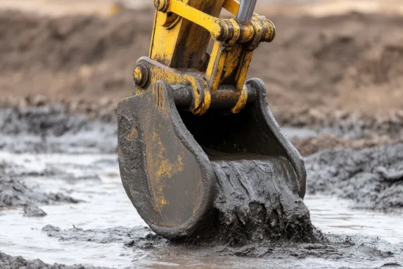 temporary pond building